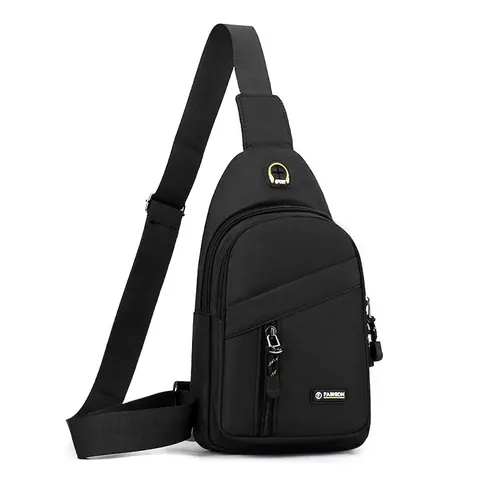 Bolso De Pecho Para Hombre Tela Oxford Repelente Al Agua Gran Capacidad Deportivo Casual Bandolera Mochila