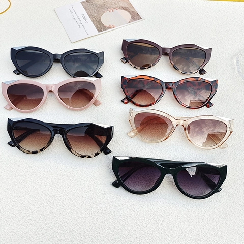 Occhiali Da Sole Cat Eye Moda Y2K Protezione UV400 Montatura In Resina Retro Per Donne Uomini Guida All'aperto