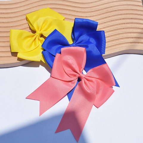 Grosgrain Ribbon Bow Hair Clip Large Double Layer Bowknot Swallowtail Streamers Alligator Clip Cute Hair Accessories Girls