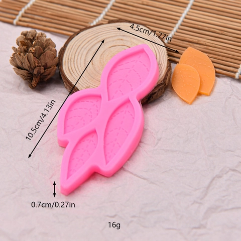 Leaf Shape Silicone Mold Tree Leaves Fondant Chocolate Cake Decorating Baking Tool DIY Sugar Craft Flexible
