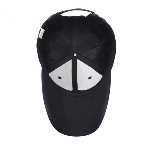 Baseball Cap Polyester Adjustable Sun Protection Breathable Outdoor Sports Leisure Hat With Metal China Logo For Men