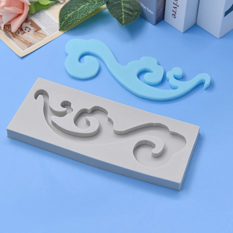 Traditional Chinese Cloud Pattern Silicone Mold DIY Baking Tool For Cake Fondant Chocolate Resin Handmade Soap