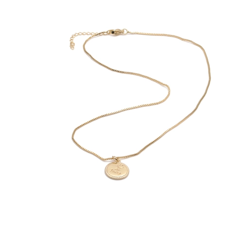 Koper Vergulde Ronde Hanger Ketting Smiley Gezicht For Today Gegraveerd Sieraden Box Ketting Zirkoon Bedeltje Cadeau