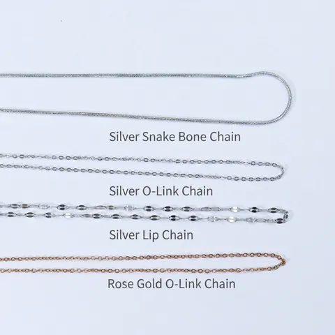 Titanium Steel And Copper Necklace Chain For Women Men Vacuum Plated Gold Snake Box Cable Lip Chain Minimalist Jewelry