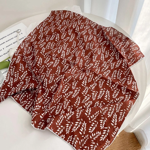 Écharpe Carrée En Coton Et Lin Pour Femmes Motif Floral Paisley Foulard Décoratif Bandeau Élégant Foulard De Tête Stylé