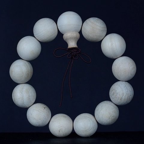 Bracciale Mala Da Preghiera Buddista In Legno Di Canfora Naturale Gioielli Zen Da Meditazione Etnica Unisex Grano Lucidato Multistrato