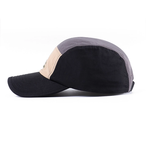 Gorra De Béisbol De 5 Paneles Vintage Color Block Secado Rápido Ligera Impermeable Deportes Al Aire Libre Unisex