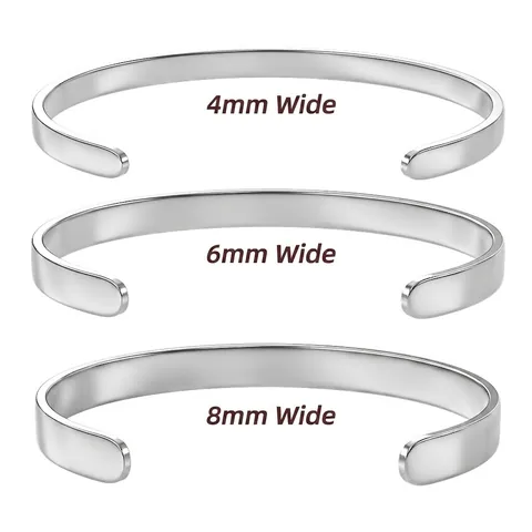 Bracelet Jonc En Acier Inoxydable Gravé Citation Inspirante Manchette Forme C Ouverte Design Flèche Bijou Cadeau Pour Femmes Amis