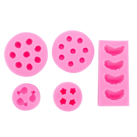 Realistic Fruit Silicone Mold For Fondant Chocolate Cake Decorating Raspberry Blueberry Orange Strawberry Pineapple DIY Baking