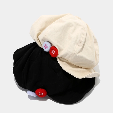 Berretto Newsboy In Cotone Vintage Per Donna Con Decorazione In Feltro Cappello Da Pittore Ottagonale Retrò
