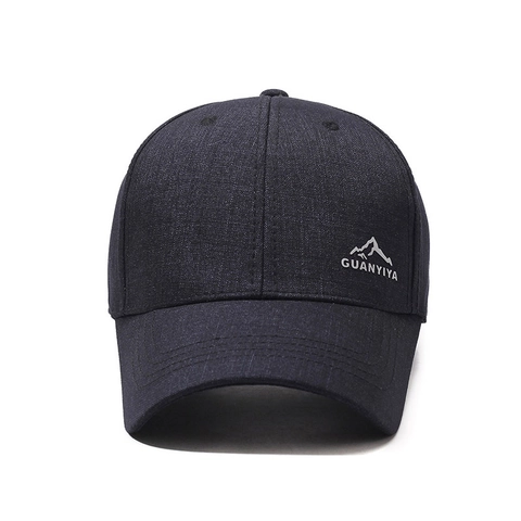 Mountain Logo Baseball Cap For Men Women Adjustable Metal Buckle Outdoor Sports Sun Hat Breathable Casual Trucker Hat