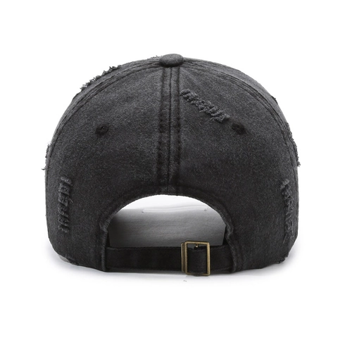 Boston Bestickte Baseballkappe Gewaschene Baumwolle Distressed Retro Street Style Verstellbarer Hut Für Herren Und Damen