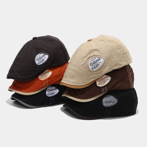 Casquette Gavroche Vintage Coton Toile Plate Ivy Chapeau Rétro Style Britannique Réglable Broderie Patch Décontracté Hommes Femmes