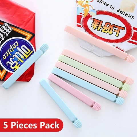 Clip Di Chiusura Per Alimenti Colore Macaron Plastica PP Sigillante Per Sacchetti Resistente All Umidità Snack Cucina Casa