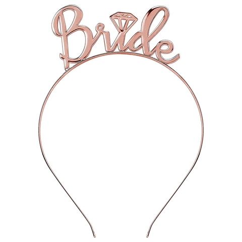 Bride Buchstabe Legierung Haarreif Für Junggesellenabschied Hochzeit Haarschmuck Roségold Silber Gold Tiara Für Damen