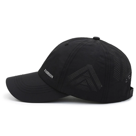 Casquette De Baseball À Séchage Rapide Chapeau De Soleil Respirant Sport De Plein Air Chapeau En Polyester Réglable