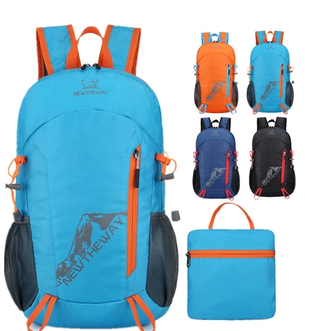 Outdoor Hiking Backpack Waterproof Lightweight Foldable Travel Daypack Large Capacity Portable Mountaineering Sports Bag Unisex