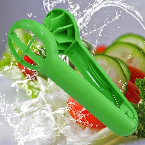 Fruit Slicer Plastic Manual Grape Cherry Tomato Strawberry Cutter Handheld Uniform Cutting Kitchen Gadget Tool