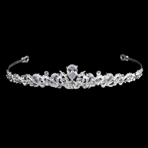 Lussuosa Diadema A Corona Con Zirconi E Strass Per Matrimonio Sposa Principessa Compleanno Festa Lega Di Zinco Accessori Per Capelli