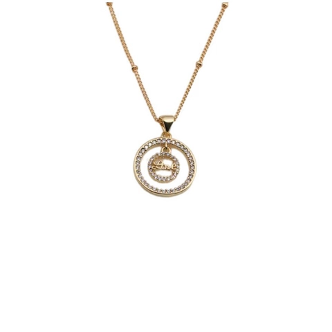 Religieuze Hart Kruis Hanger Ketting Koper Verguld Met Zirkoon Trendy Gelukssieraden Voor Vrouwen
