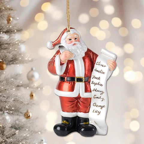 Ornamento Da Appendere Babbo Natale Di Natale Acrilico Decorazione Festiva Per Albero Di Natale Interni Auto Casa Festa