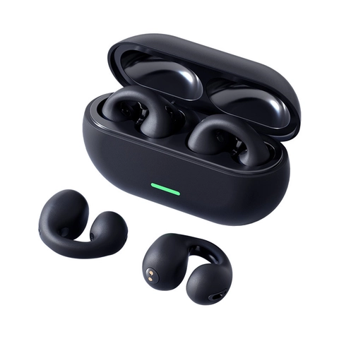 Kabellose Bluetooth 5.3 Ohrclip Kopfhörer Open Ear TWS Ohrhörer Nicht In-Ear Stereo Sound Kunststoff Für Sport