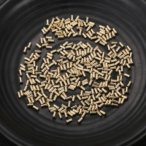 Mini Holle Klinknagels Roestvrij Staal Gouden Buisvormige Oogjes Precisie Metalen Hardware Voor Leer Ambachtelijke Projecten