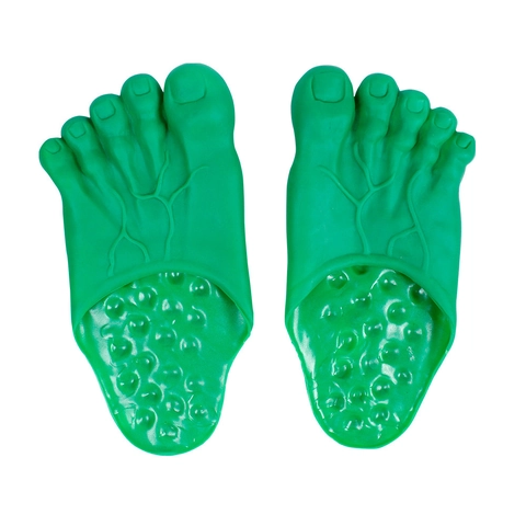 Übergroße Fuß Hausschuhe Halloween Cosplay Kostüm Zubehör PVC Bigfoot Yeti Gefälschte Füße Streich Neuheit Schuhe