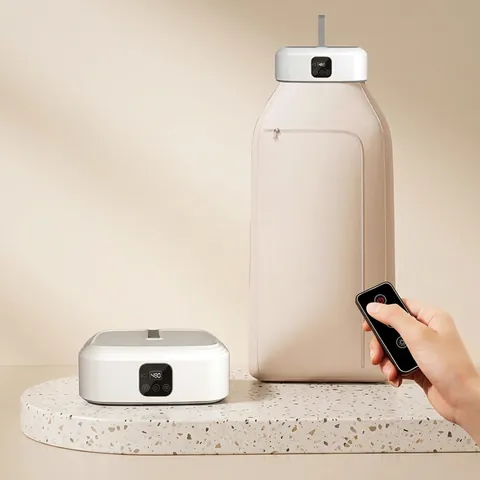 Secadora De Ropa Portátil Plegable Máquina De Secado Eléctrica Temperatura Constante Esterilización UV Control Remoto Cuidado De La Lavandería