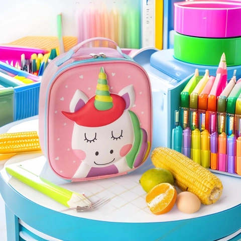 3D Cartoon Geïsoleerde Lunchtas Kinderen EVA Oxford Doek Thermische Koeltas School Picknick Draagbaar Waterdicht