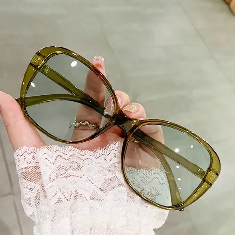 Gafas De Sol De Gran Tamaño Moda Cuadradas Redondas Marco Protección UV Exterior Conducción Viaje Fiesta Para Mujeres Hombres