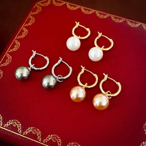 Pendientes De Aro Geométricos De Aleación Con Imitación De Perla Artificial Y Poste De Acero Joyería Minimalista Francesa Para Mujer