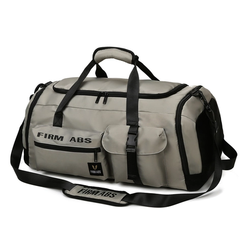 Large Capacity Gym Duffel Bag With Independent Shoe Compartment Wet Dry Separation Waterproof Oxford Travel Bag Backpack For Women Men Yoga Fitness Sports Handbag Luggage Bag