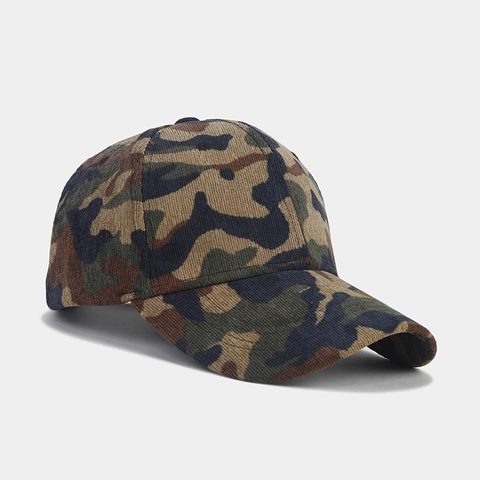 Gorra De Béisbol De Pana Camuflaje Protección Solar Ajustable Deporte Casual Para Hombres Mujeres