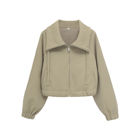 Damen Trainingsanzug Einfarbig Weiche Jacke Mit Reißverschluss Und Hose Mit Weitem Bein Kordelzug Streetwear Loungewear