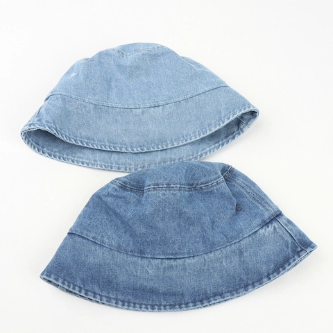 Sombrero De Pescador De Mezclilla Lavada Vintage Protección Solar Exterior Casual Para Mujeres Y Hombres Algodón