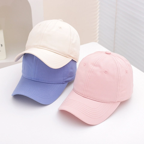 Cappellino Da Baseball Bambini Misto Cotone Traspirante Cappello Sole Esterno Regolabile Per Ragazzi Ragazze