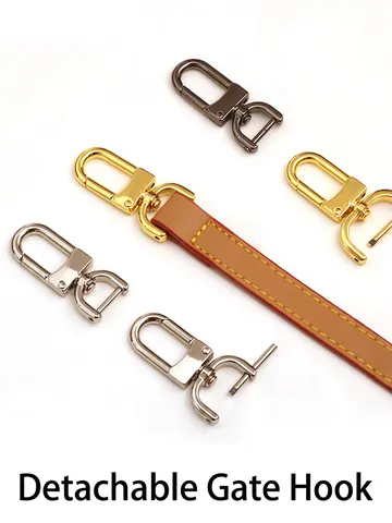 Swivel Snap Hooks Detachable Zinc Alloy Spring Gate Lobster Clasp Bag Hardware DIY Purse Strap Connector Buckle
