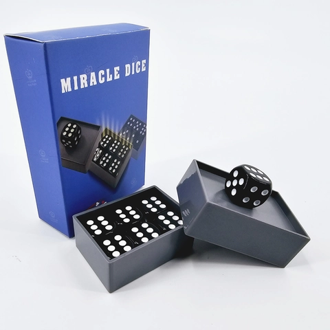 Trucco Magico Miracle Dice Accessorio In Plastica E Metallo Per Illusione Ravvicinata Performance Principiante Giocattolo