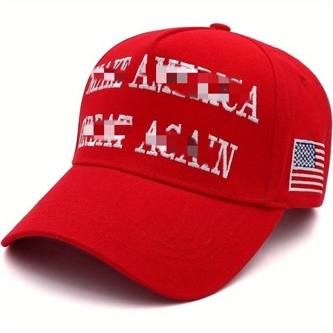 Casquette de Baseball en Polyester Brodée Make America Great Again Chapeau de Sport Réglable pour Hommes Femmes Protection Solaire