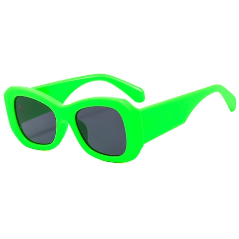 Retro Oversized Square Frame Sunglasses UV400 Protection PC AC Candy Color Y2K Street Style For Women Men