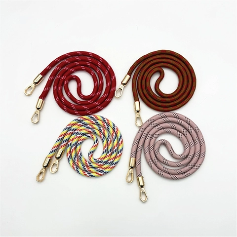 Ethnic Style Woven Bag Strap Replacement Polyester Shoulder Crossbody Purse Strap With Metal Hooks For Women Handbags