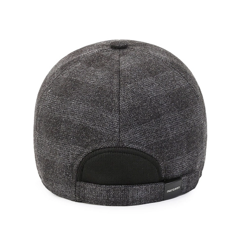 Berretto Da Baseball Invernale Da Uomo Con Paraorecchi Lana Calda Esterna Cappello Con Visiera Regolabile