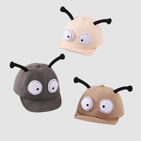 Funny Baby Peaked Cap Tentacles Big Eyes Soft Brim Sun Hat Cotton Blend Cartoon Baseball Cap For Infants Toddlers