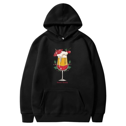 Unisex Hoodie Weihnachtsprint Fleecegefüttert Langarm Kängurutasche Kordelzug Grafik Kapuzensweatshirt Festlich