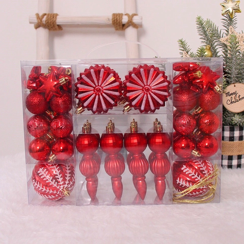 Adornos Bolas Navidad Plástico Galvanizado Formas Variadas Decoración Colgante Árbol Fiesta Hogar