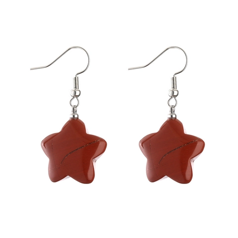 Orecchini Pendenti A Stella Per Donna Pietra Naturale Rame Stile Etnico Vintage Gioielli Di Moda Regalo