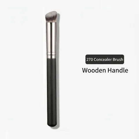 Professional Makeup Brush Synthetic Fiber Wooden Plastic Handle For Concealer Eyeliner Eyebrow Nose Shadow Beauty Tool