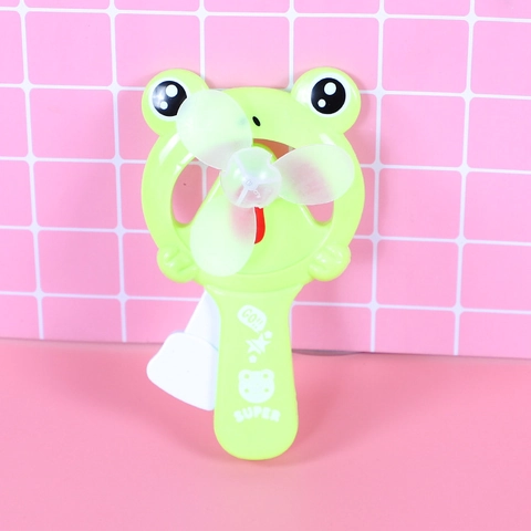 Ventilatore Manuale A Pressione Mini Ventilatore Portatile Forma Animale Cartone Animato Plastica Meccanico Per Bambini Viaggio