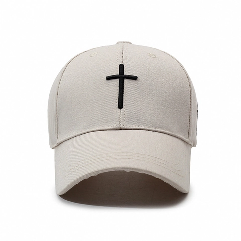 Cappello Da Baseball Con Ricamo 3D A Croce Regolabile Traspirante Protezione Solare Sport All'aperto Unisex